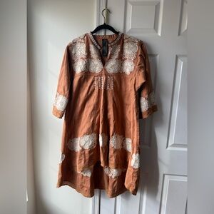 Free people New Romantics line embroidered dress. Size M